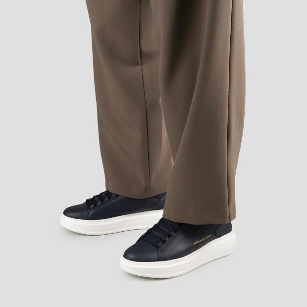 Sneakers Alexander Smith wembley man high frequency in blue nappa leather - 2