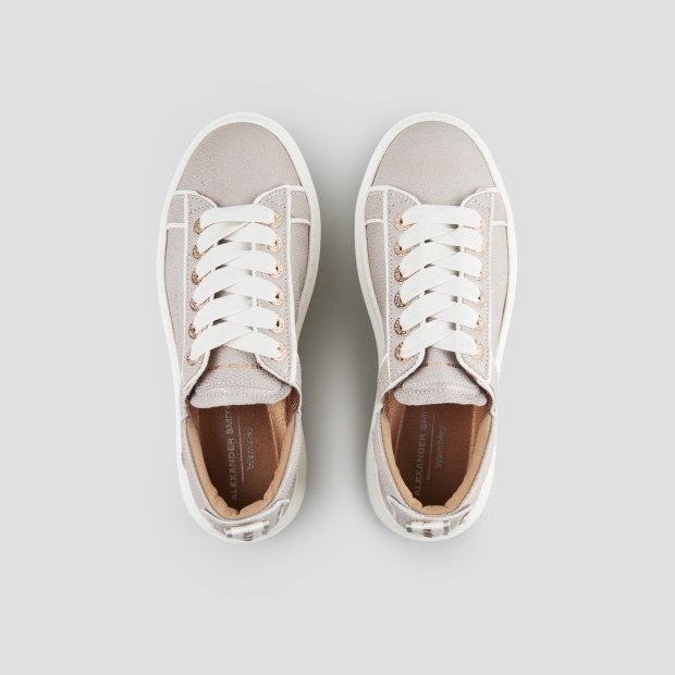 Sneakers Alexander Smith wembley woman deconstructed in grey tumbled leather - 6