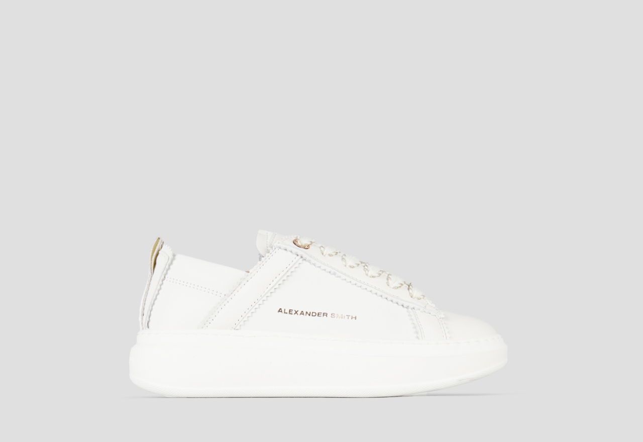 Sneakers Alexander Smith wembley woman deconstructed in white leather - 1