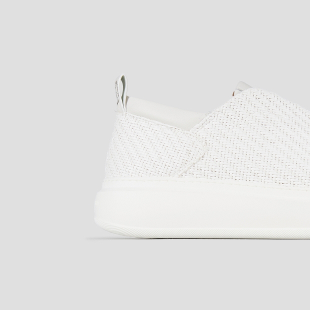 Sneakers Alexander Smith wembley slip-on man in white woven leather - 3