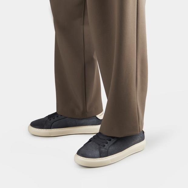 Sneakers Alexander Smith soho man in black suede and white leather back - 2