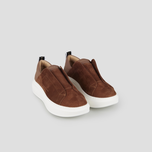 Sneakers Alexander Smith wembley slip-on woman in brown suede - 4