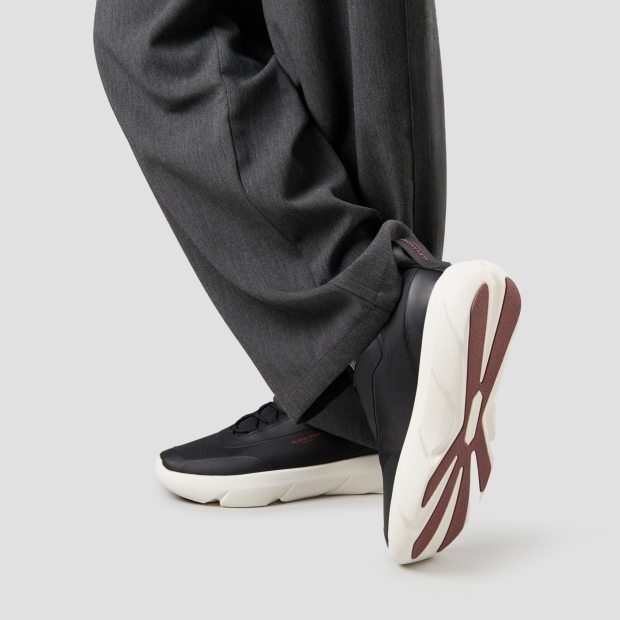 Sneakers Alexander Smith eclipse man in black rip-stop nylon and rubber - 2