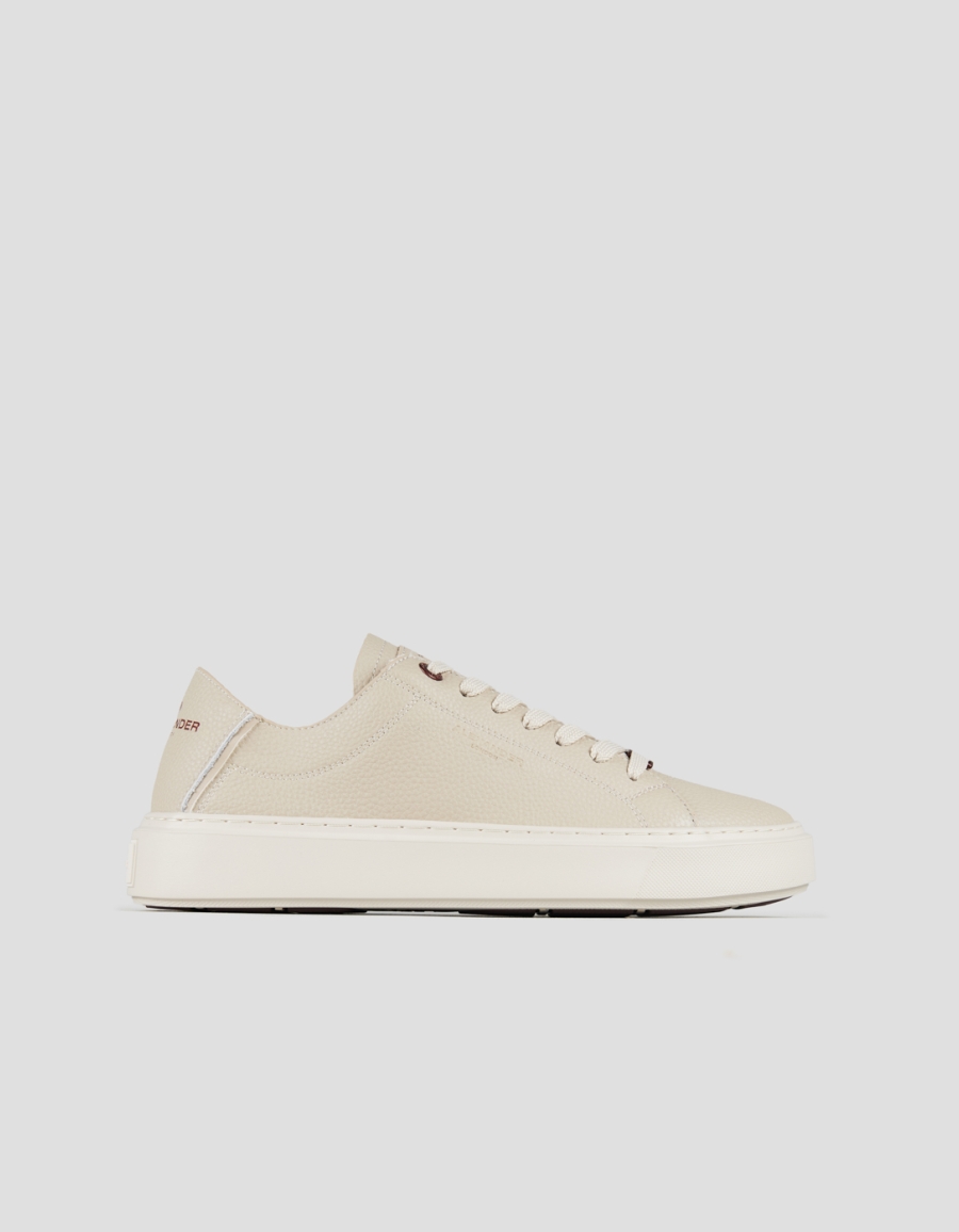 Sneakers Alexander Smith london man deconstructed in ivory tumbled leather and sole - 1