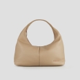 Chloe Medium shoulder bag in beige tumbled leather