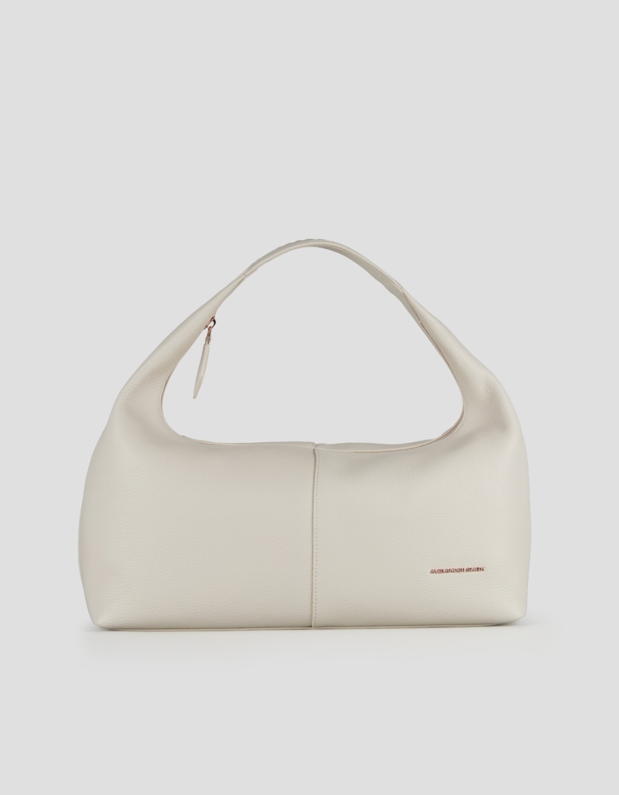 Sneakers Alexander Smith chloe medium shoulder bag in ivory tumbled leather - 1