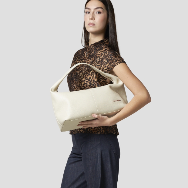 Sneakers Alexander Smith chloe medium shoulder bag in ivory tumbled leather - 2