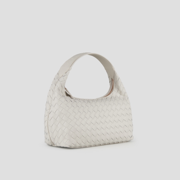 Sneakers Alexander Smith chloe small shoulder bag in white woven leather - 3