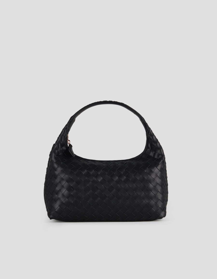 Sneakers Alexander Smith chloe small shoulder bag in black woven leather - 1