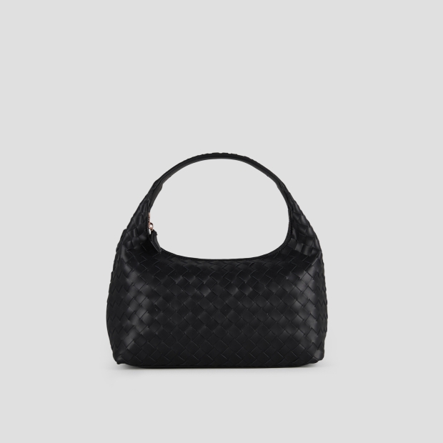Sneakers Alexander Smith chloe small shoulder bag in black woven leather - 1