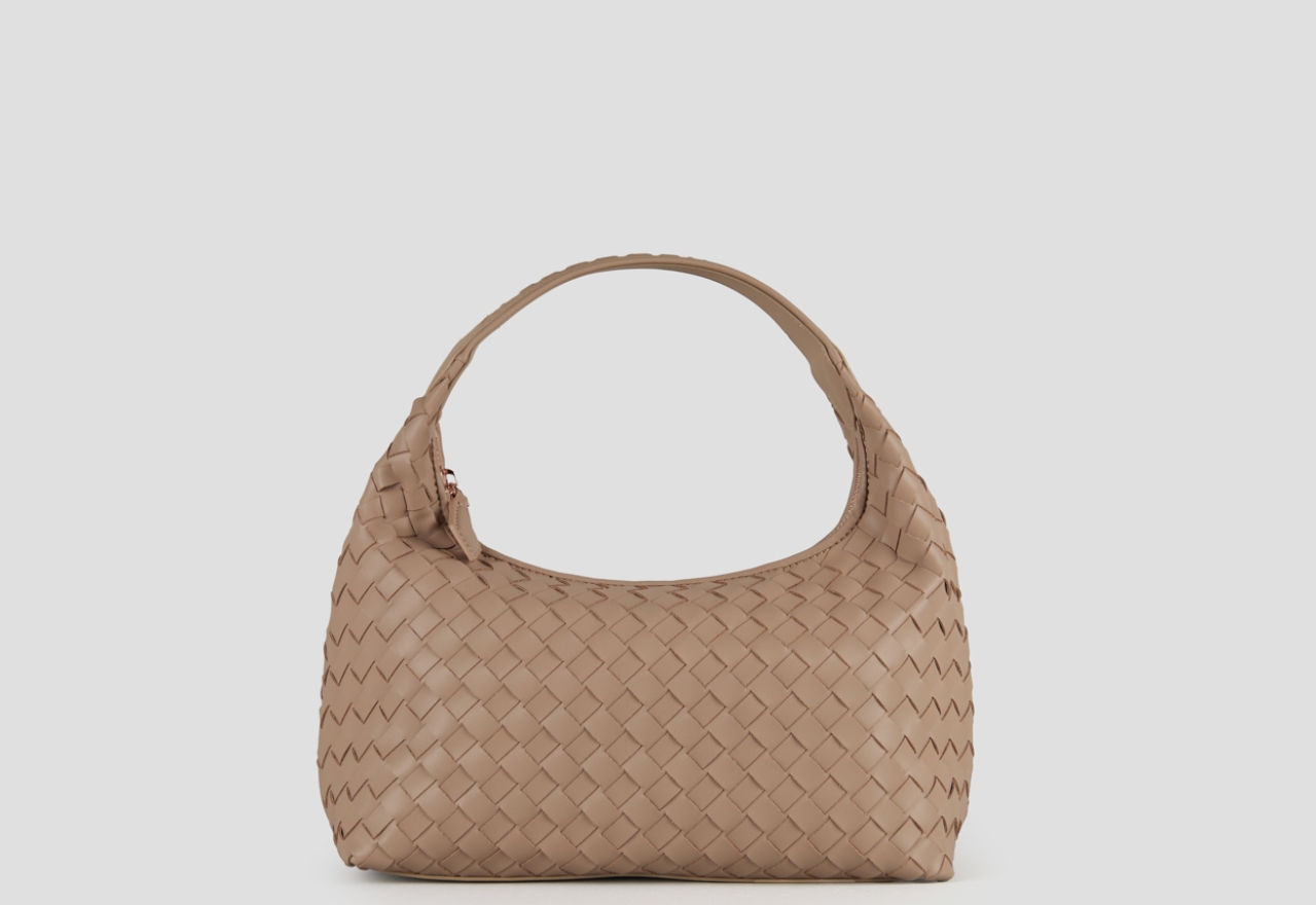 Sneakers Alexander Smith chloe small shoulder bag in beige woven leather - 1