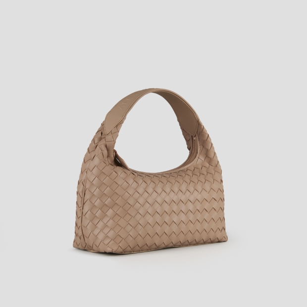Sneakers Alexander Smith chloe small shoulder bag in beige woven leather - 3