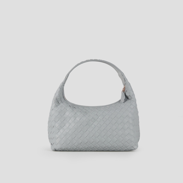 Sneakers Alexander Smith chloe small shoulder bag in azure woven leather - 4