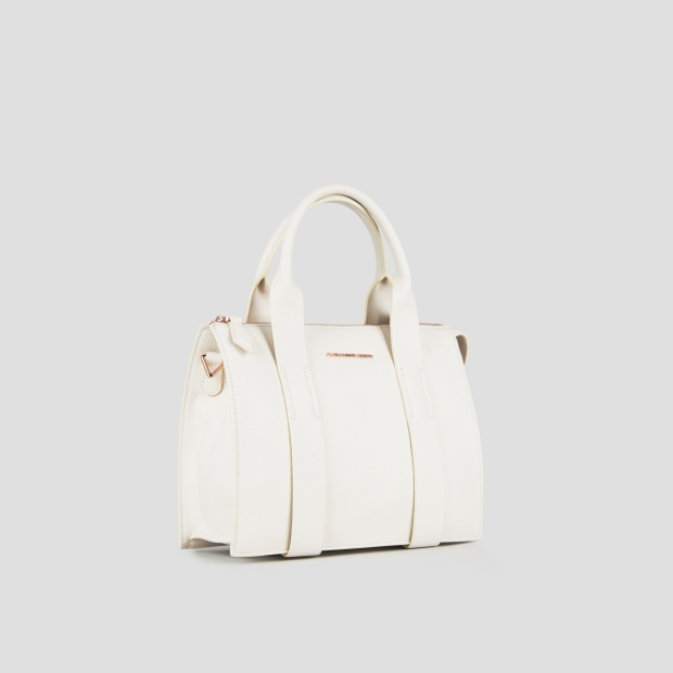 Sneakers Alexander Smith jane small handbag with shoulder strap in ivory leather - 3
