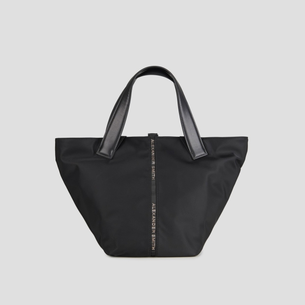 Sneakers Alexander Smith lauren medium borsa a mano con tracolla in nylon nero - 1