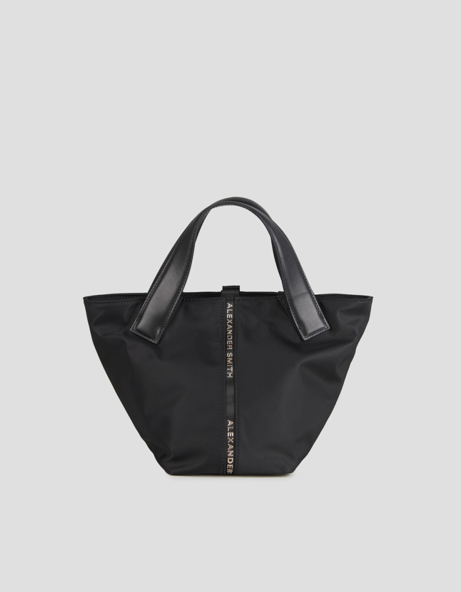 Sneakers Alexander Smith lauren small borsa a mano con tracolla in nylon nero - 1
