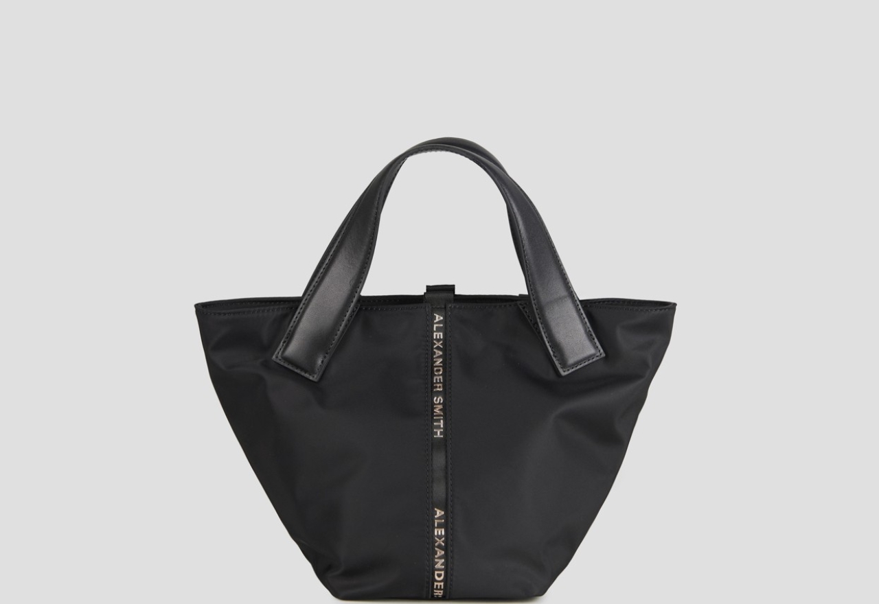 Sneakers Alexander Smith lauren small borsa a mano con tracolla in nylon nero - 1