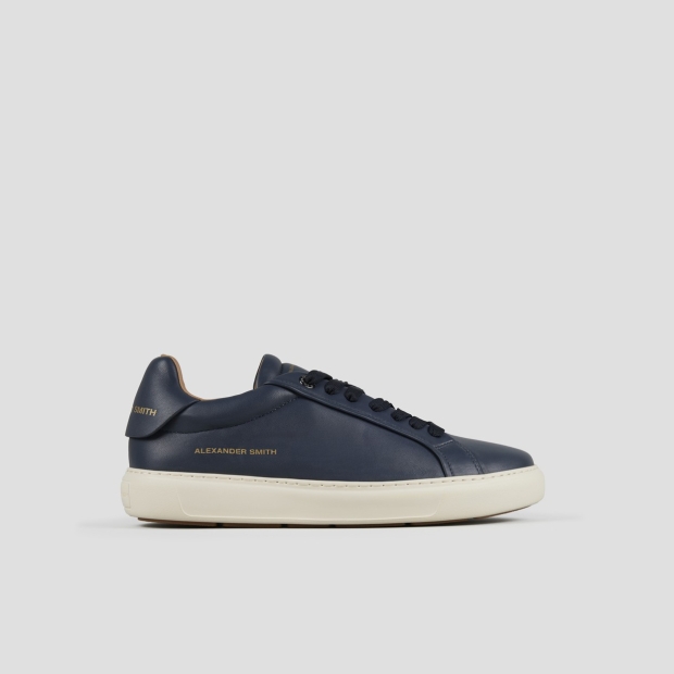 Sneakers Alexander Smith soho uomo in morbida pelle blu - 1