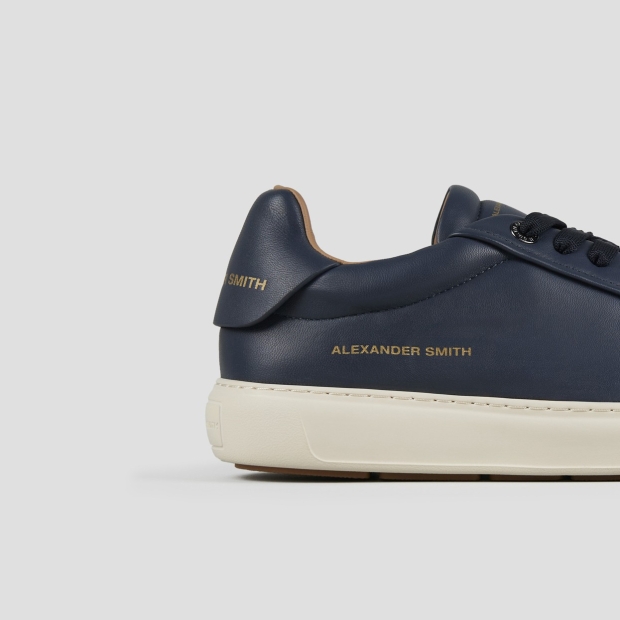 Sneakers Alexander Smith soho uomo in morbida pelle blu - 2