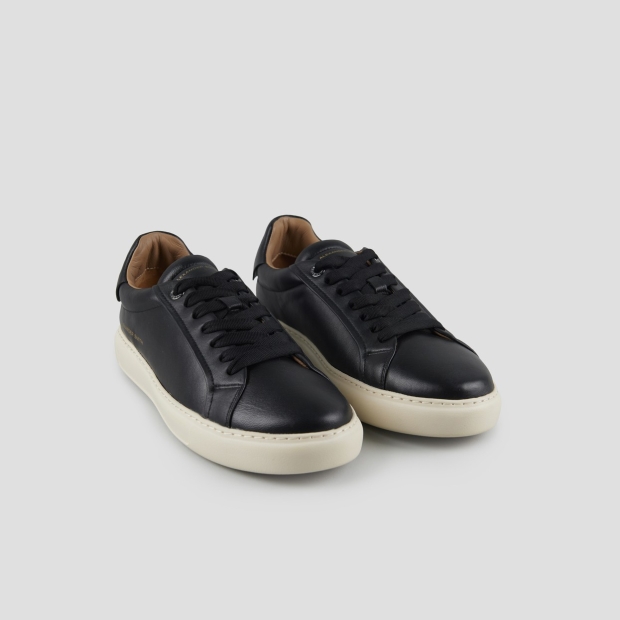 Sneakers Alexander Smith soho uomo in morbida pelle nera - 3