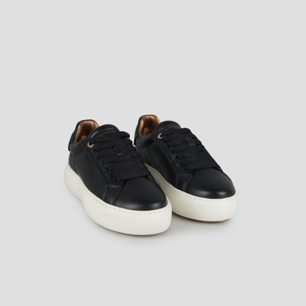 Sneakers Alexander Smith soho donna in morbida pelle nera - 3