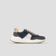 Blaze Uomo in marrone e blu con logo laterale bianco