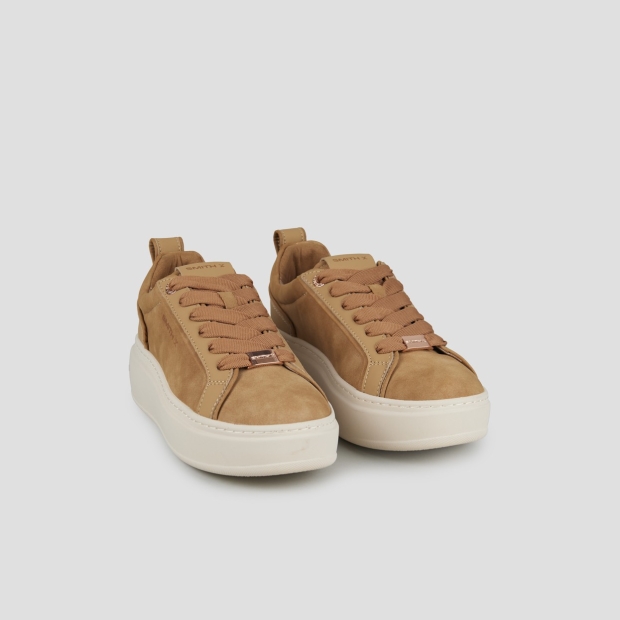 Sneakers Alexander Smith stone donna in marrone e tallone gommato - 3