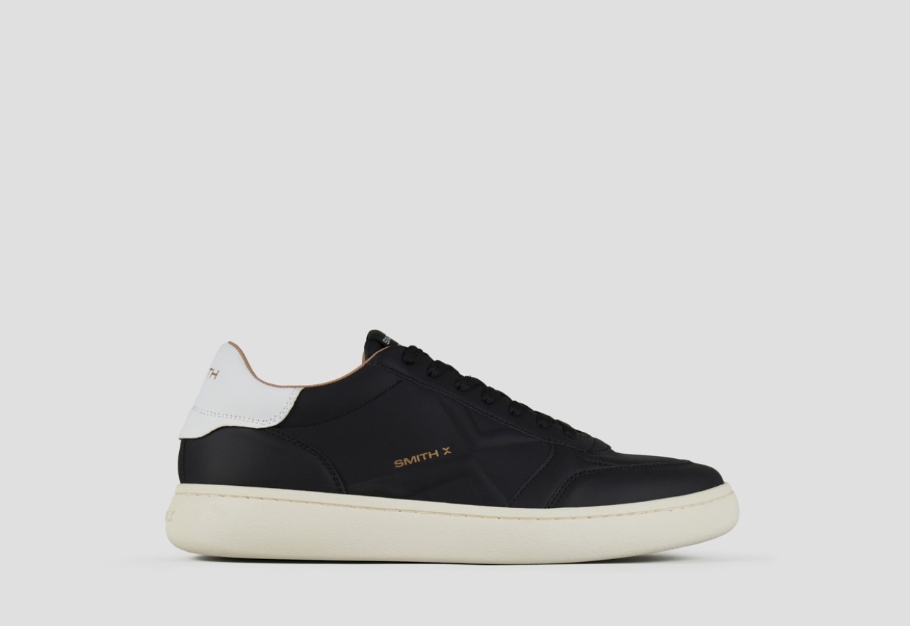 Sneakers Alexander Smith ocean uomo in nero e tallone bianco - 1