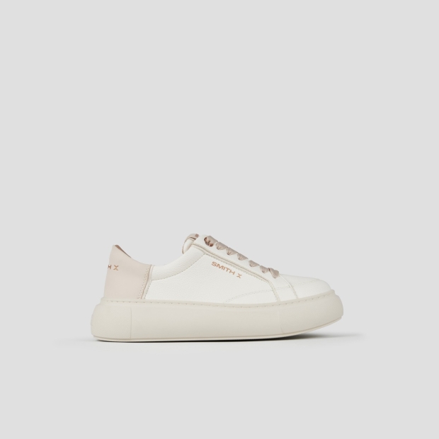 Sneakers Alexander Smith pearl donna in bianco e tallone crema - 1