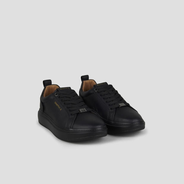 Sneakers Alexander Smith stone uomo nera con suola nera - 3