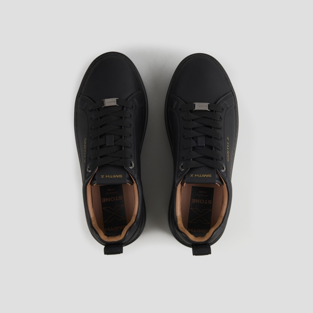 Sneakers Alexander Smith stone uomo nera con suola nera - 5