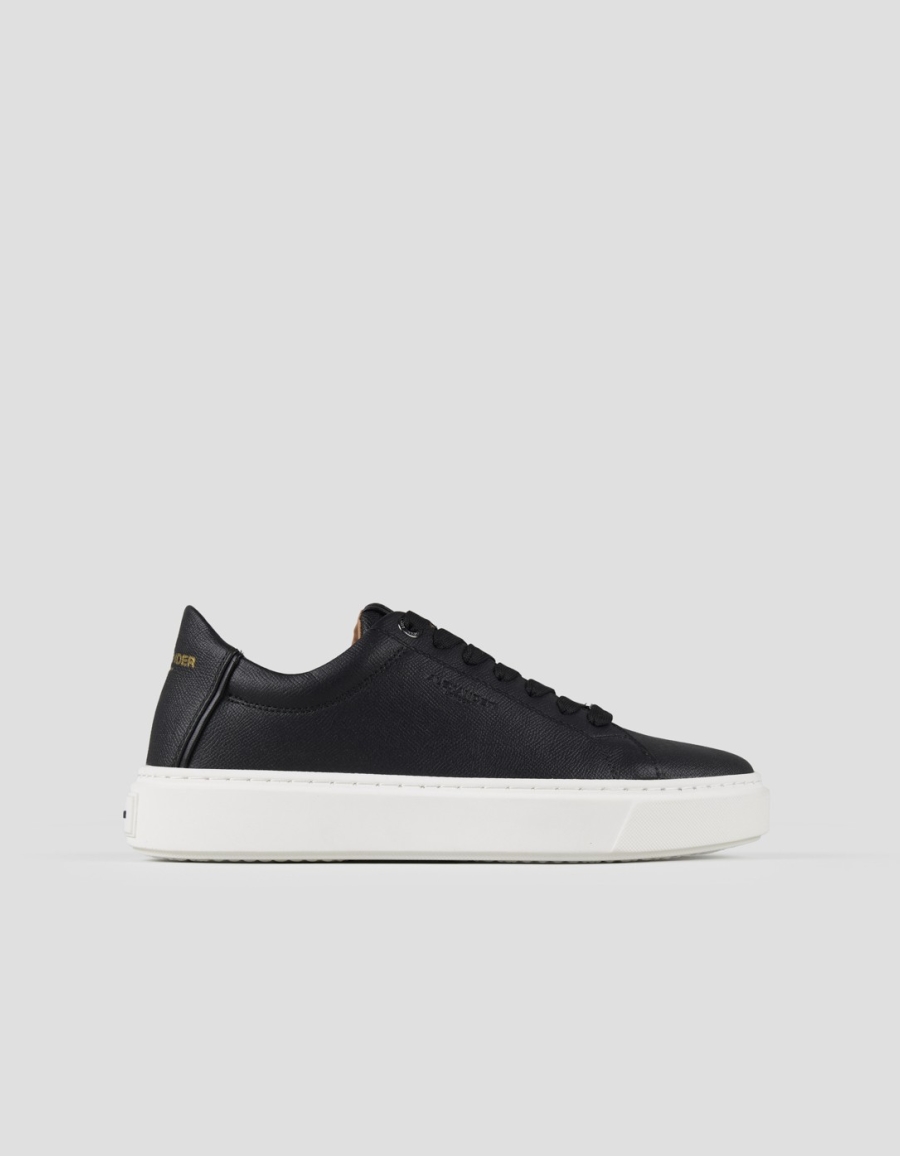 Sneakers Alexander Smith london uomo in pelle palmellata nera - 1