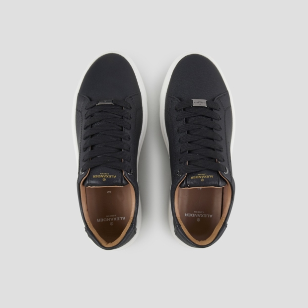 Sneakers Alexander Smith london uomo in pelle palmellata nera - 5