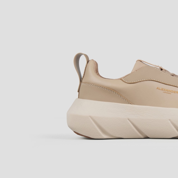 Sneakers Alexander Smith eclipse donna in nappa e gommato beige - 2