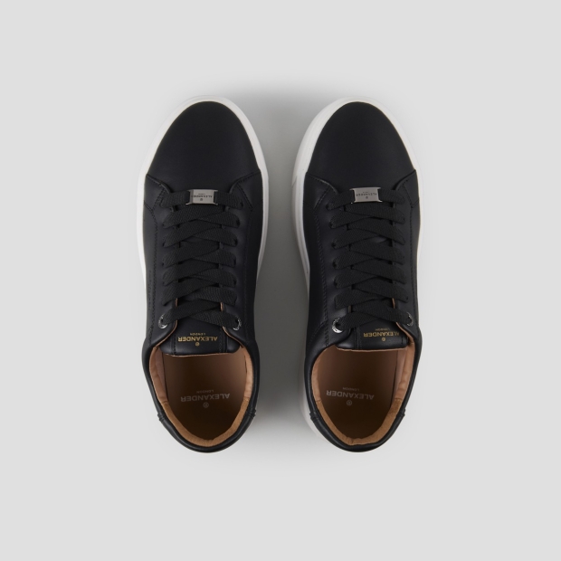 Sneakers Alexander Smith london uomo in morbida pelle nera - 5