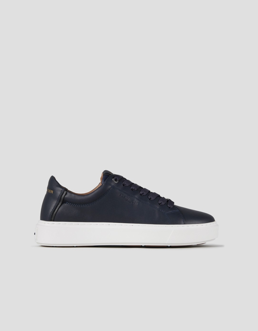 Sneakers Alexander Smith london uomo in morbida pelle blu - 1