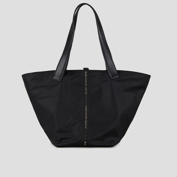 Sneakers Alexander Smith lauren large borsa a mano con tracolla in nylon nero - 1