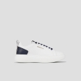 Stone Uomo in bianco e tallone blu