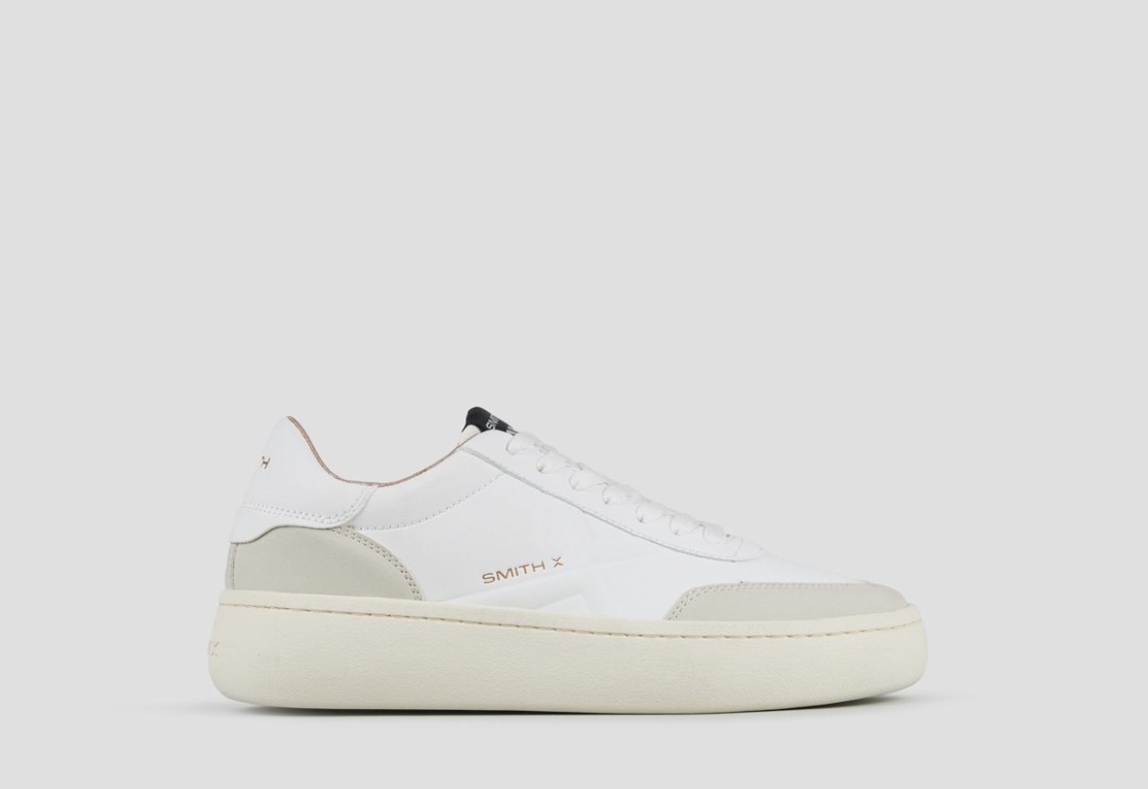Sneakers Alexander Smith ocean donna in bianco e dettagli avorio - 1