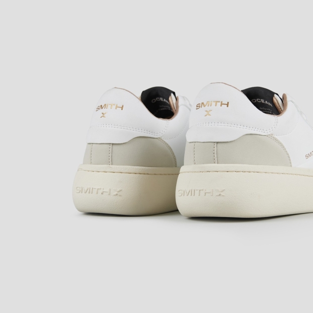 Sneakers Alexander Smith ocean donna in bianco e dettagli avorio - 5