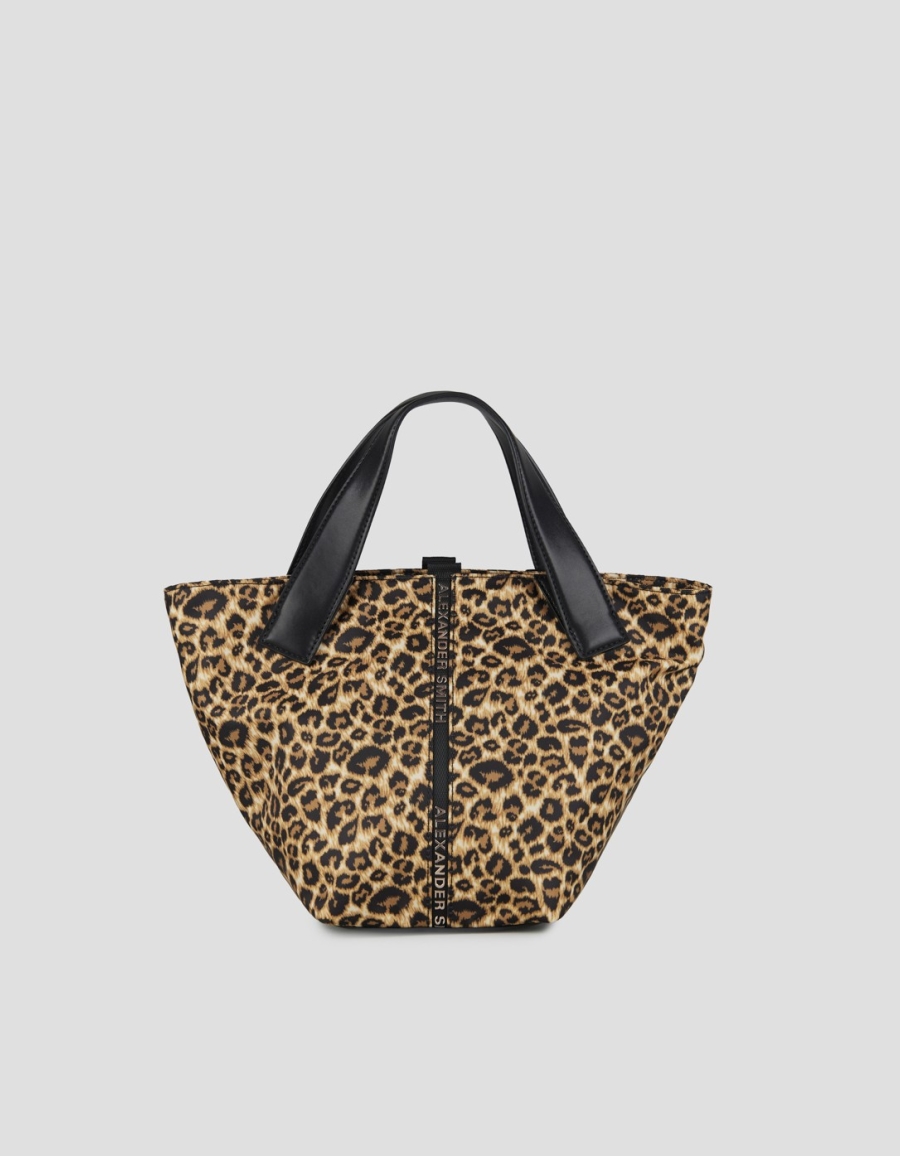 Sneakers Alexander Smith lauren small borsa a mano con tracolla in nylon maculato - 1