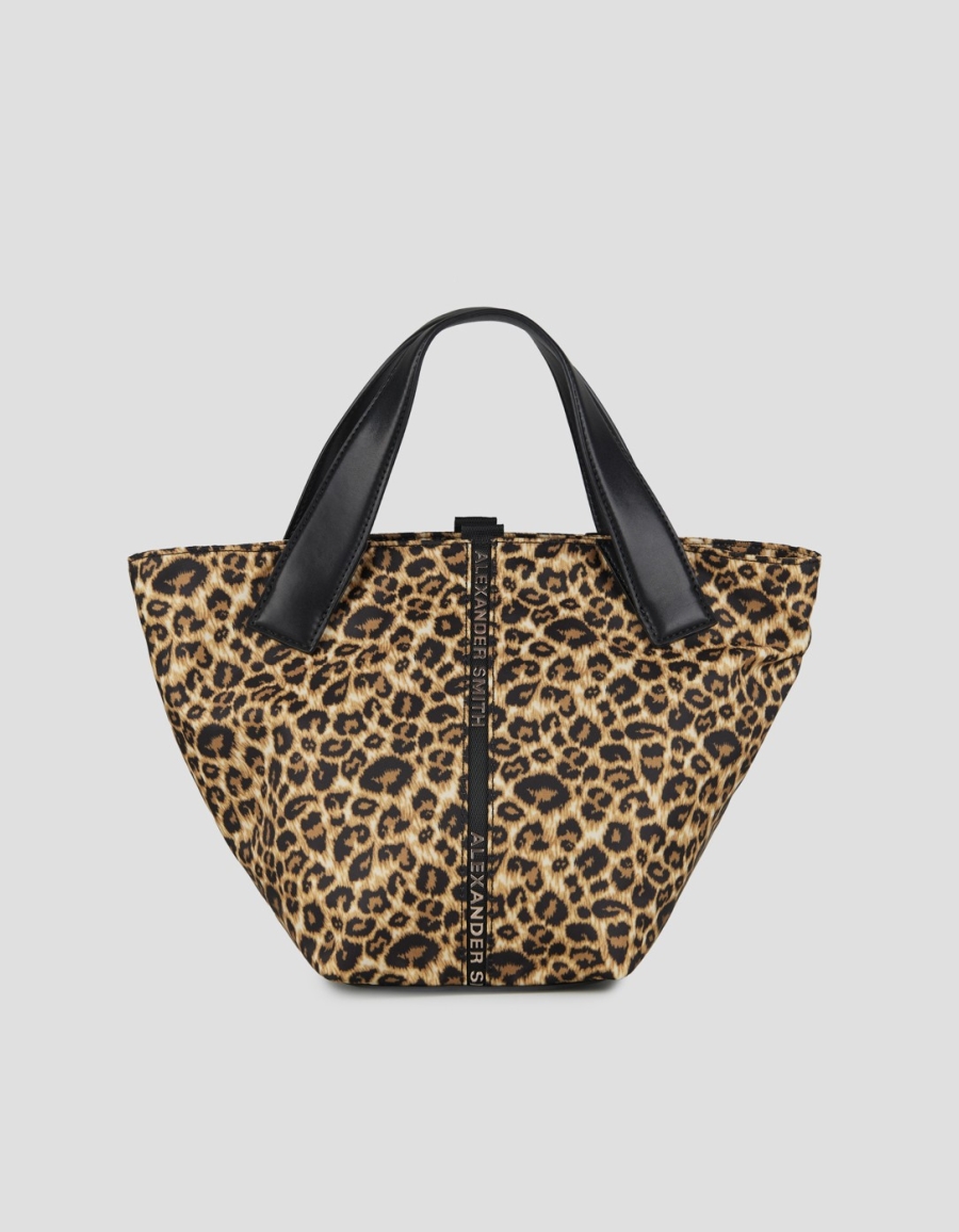 Sneakers Alexander Smith lauren medium borsa a mano con tracolla in nylon maculato - 1
