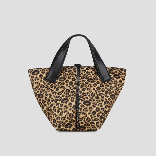 Sneakers Alexander Smith lauren medium borsa a mano con tracolla in nylon maculato - 4