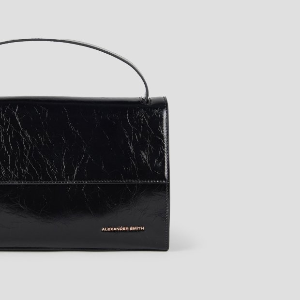 Sneakers Alexander Smith holly borsa a spalla con tracolla in pelle naplak nera - 5