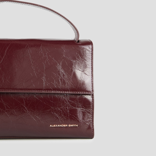 Sneakers Alexander Smith holly borsa a spalla con tracolla in pelle naplak bordeaux - 5