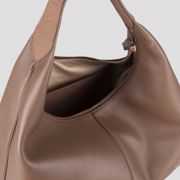 Sneakers Alexander Smith chloe borsa a spalla in pelle bottalata marrone - 7