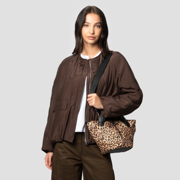 Sneakers Alexander Smith lauren small borsa a mano con tracolla in nylon maculato - 2