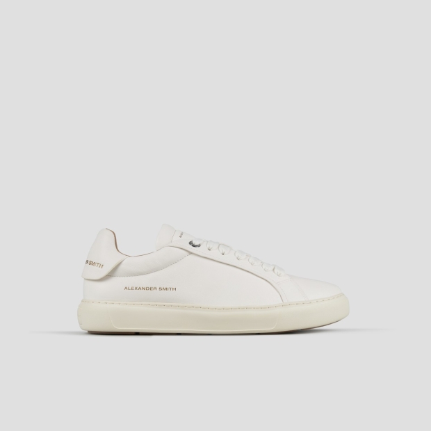 Sneakers Alexander Smith soho uomo in morbida pelle bianca - 1