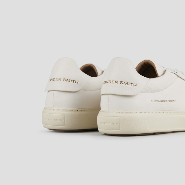 Sneakers Alexander Smith soho uomo in morbida pelle bianca - 4