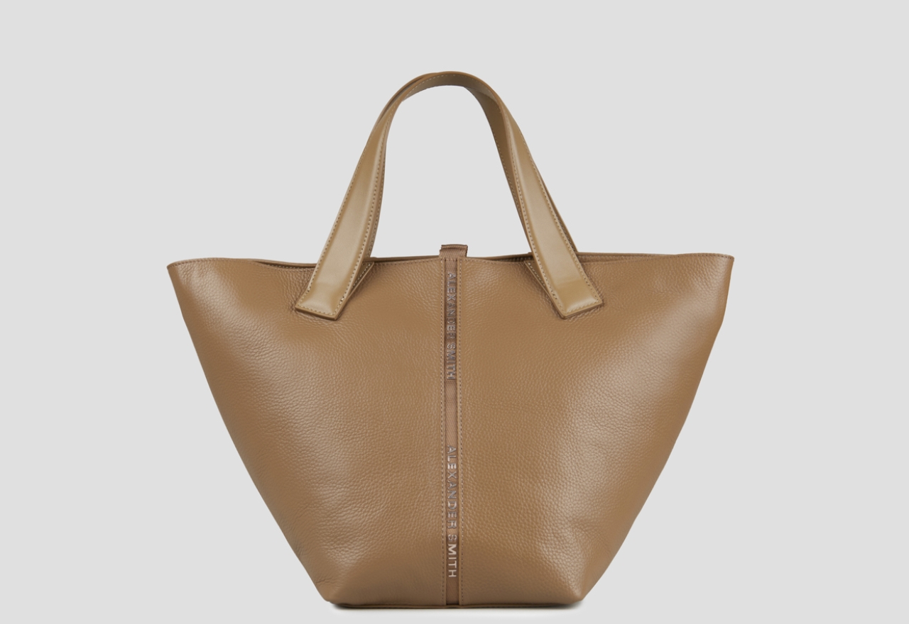 Sneakers Alexander Smith lauren medium borsa a mano con tracolla in pelle bottalata marrone - 1